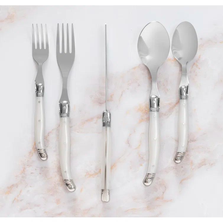 French Home French Home Laguiole 20 Piece Stainless Steel Flatware Set, Service for 4 (Set of 20)