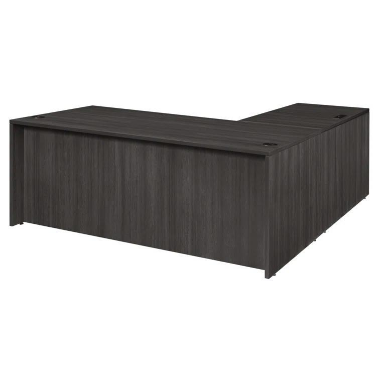 Regency Legacy L Desk with Double Pedestal Drawer Unit