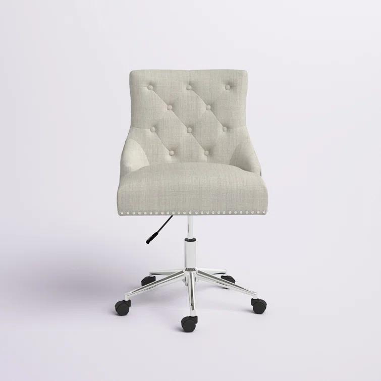 Carson Carrington Lagefors Tufted Swivel Upholstered Fabric Office Chair by Modway