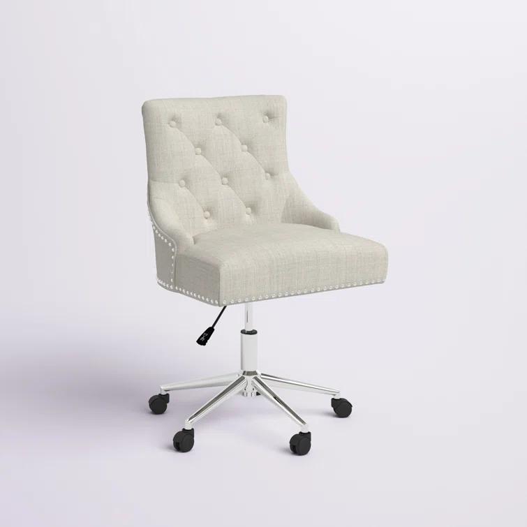 Carson Carrington Lagefors Tufted Swivel Upholstered Fabric Office Chair by Modway
