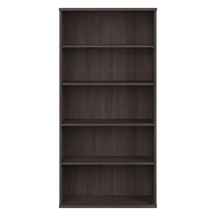 Bush Business Furniture Hybrid Tall 5 Shelf Bookcase