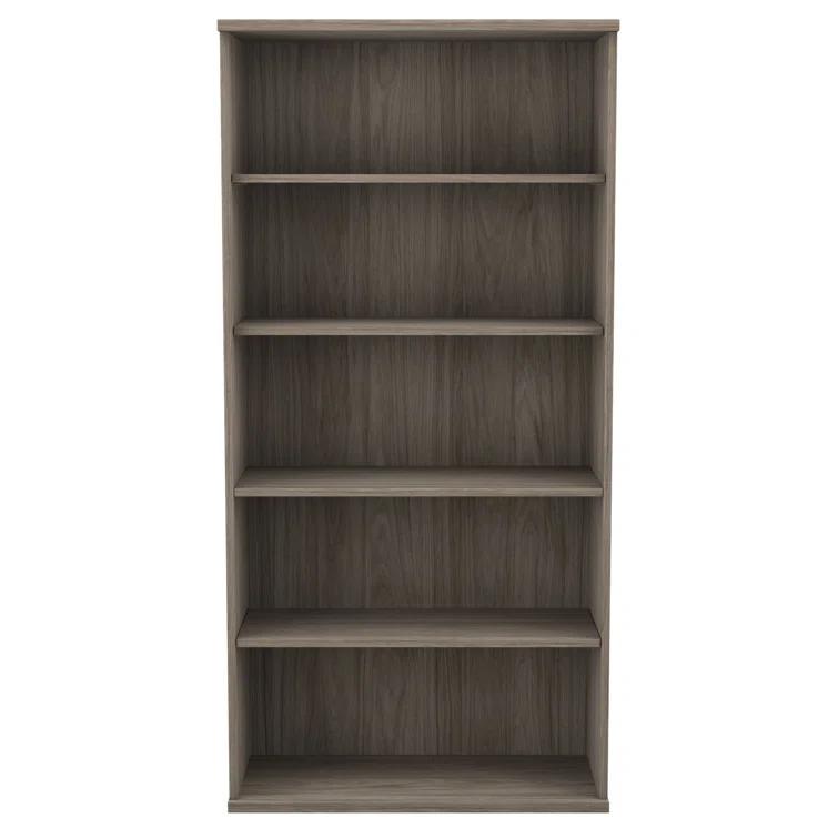 Bush Business Furniture Hybrid Tall 5 Shelf Bookcase