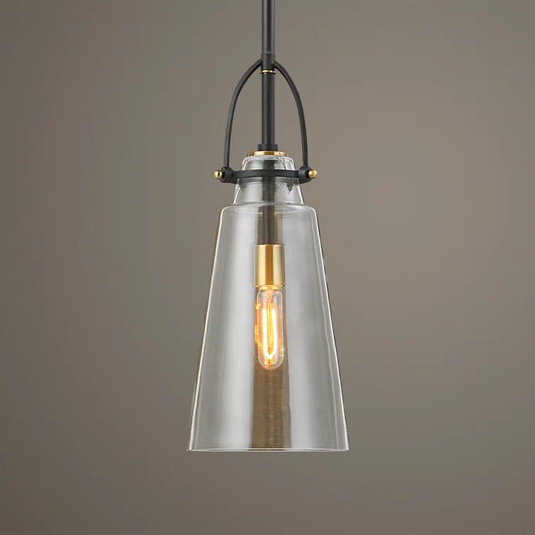 Single Light Glass Dimmable Pendant