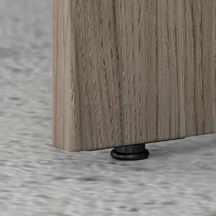 Studio C Executive Office Desk with Mobile File Cabinet