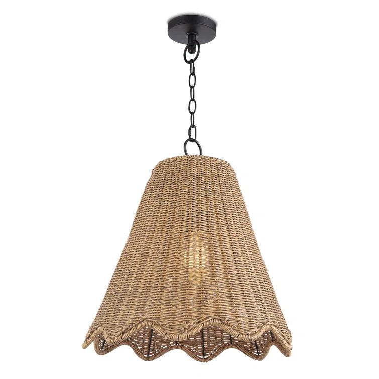 Summer Outdoor Pendant Light by Regina Andrew - Natural / 20"Dia