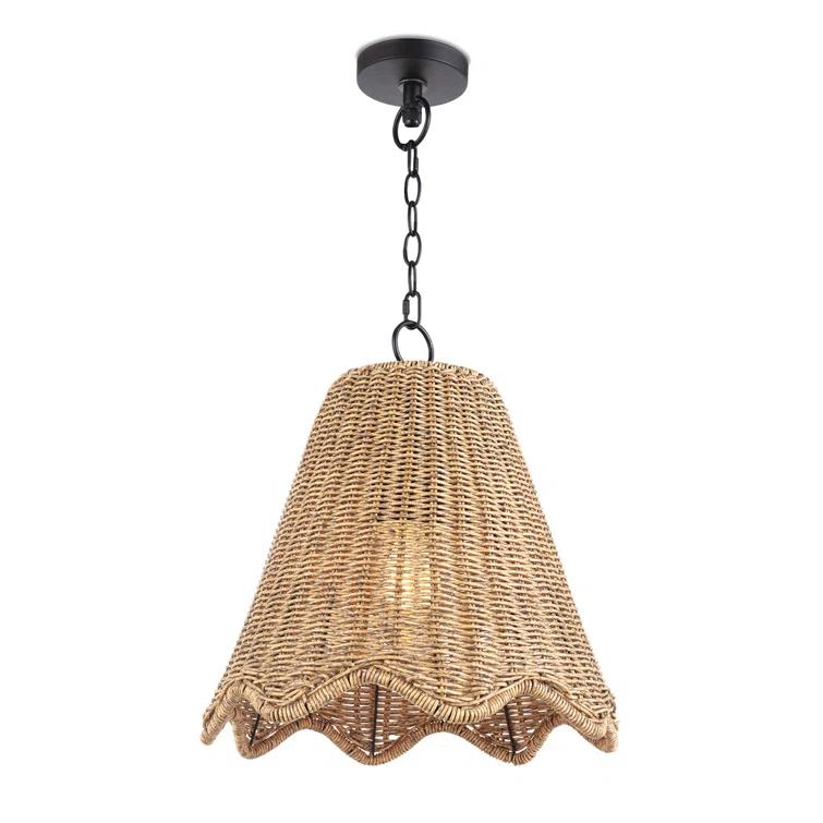 Summer Outdoor Pendant Light by Regina Andrew - Natural / 16"Dia