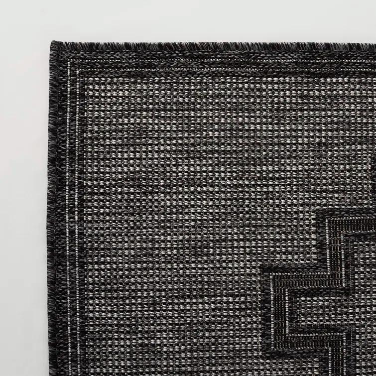 Ava Moroccan Charcoal Indoor / Outdoor Area Rug