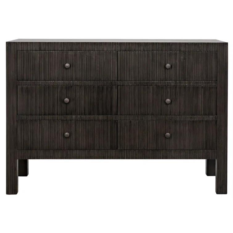Bellinger 6-Drawer Dresser - Dark Brown
