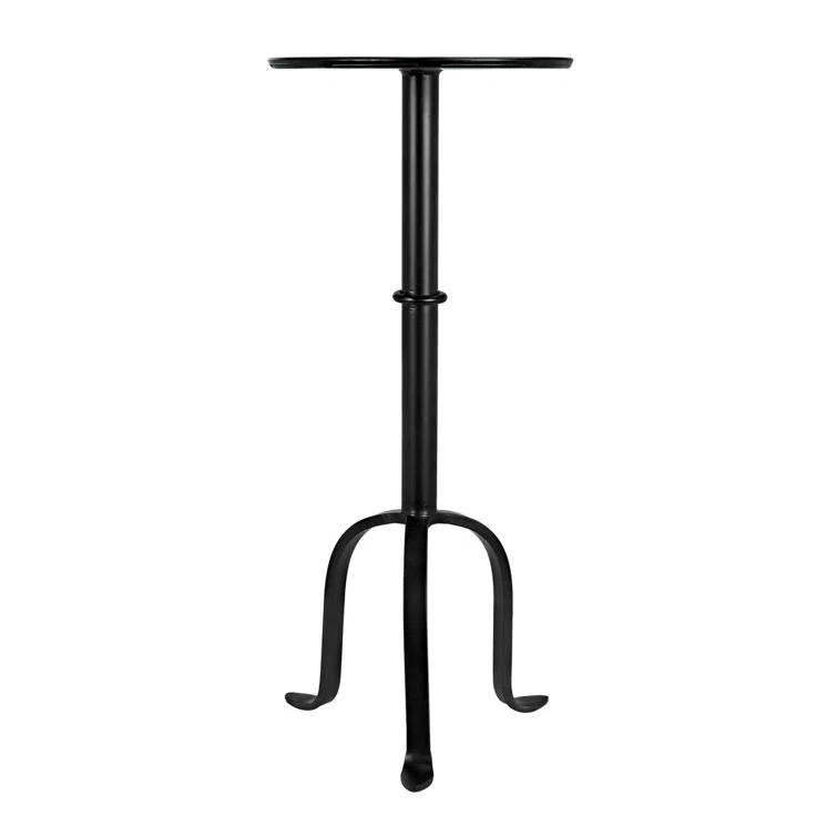 Lintz Round Side Table - Black