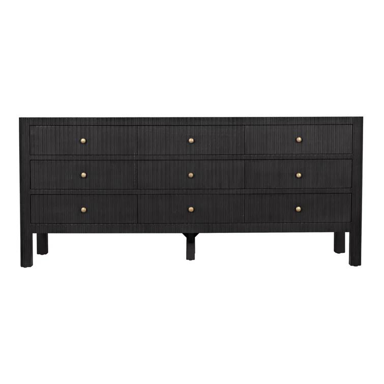 Bellinger 9-Drawer Dresser - Dark Brown