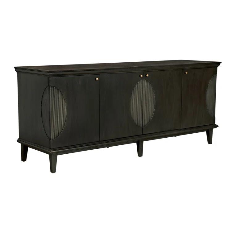 Noir Dumont 74.5'' Solid Wood Sideboard