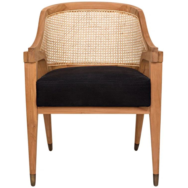 Noir Chloe Upholstered Armchair
