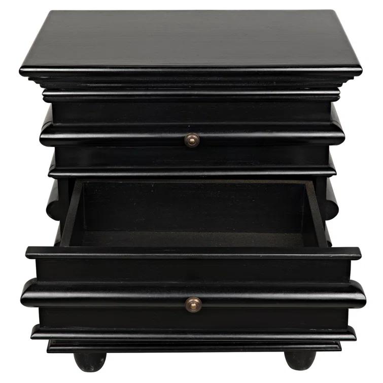 Ascona Solid Wood 3 - Drawer End Table