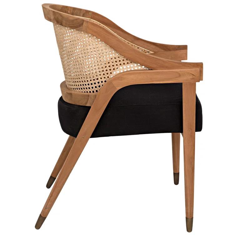Noir Chloe Upholstered Armchair