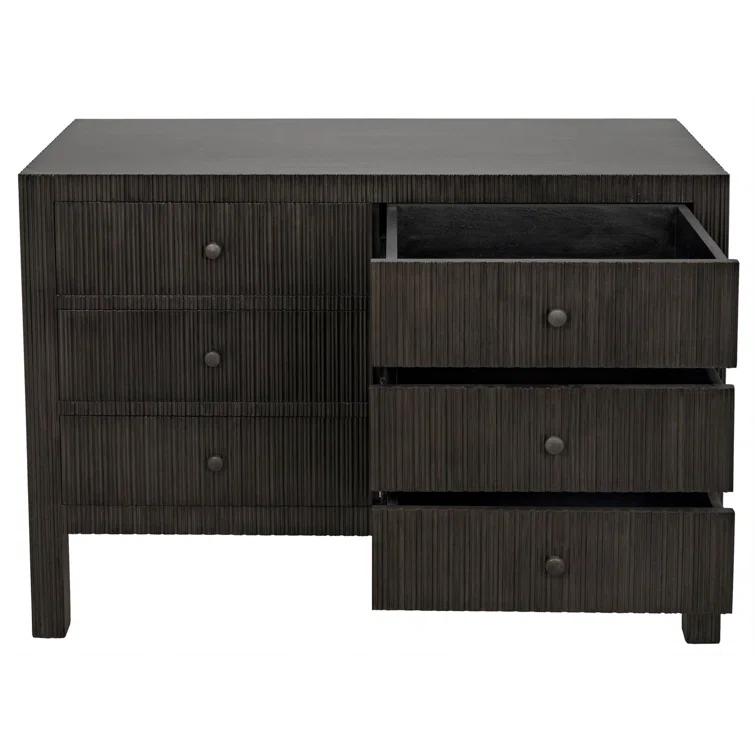 Bellinger 6-Drawer Dresser - Dark Brown