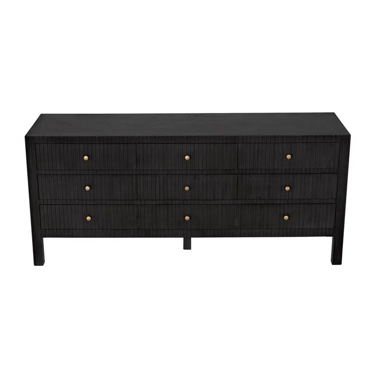 Bellinger 9-Drawer Dresser - Dark Brown