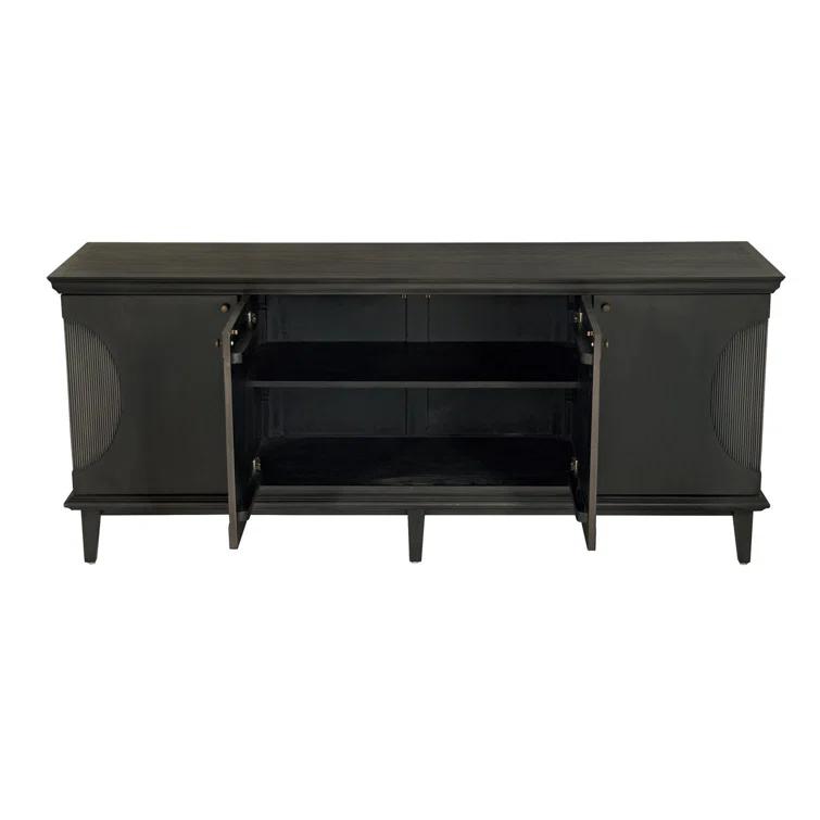 Noir Dumont 74.5'' Solid Wood Sideboard