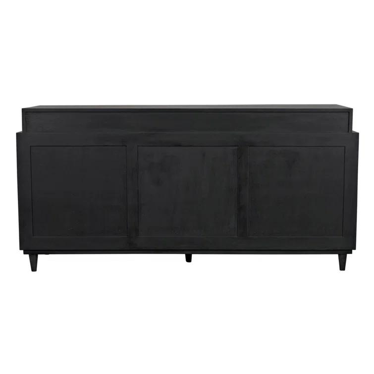 Noir Hermosa 72'' Solid Wood Sideboard
