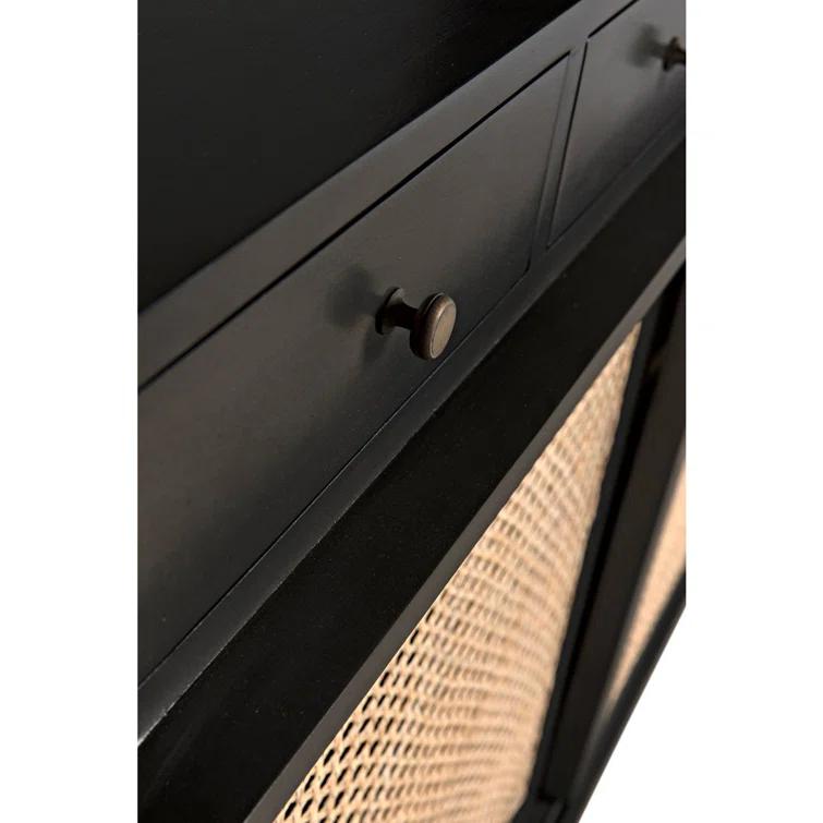 Noir Hermosa 72'' Solid Wood Sideboard