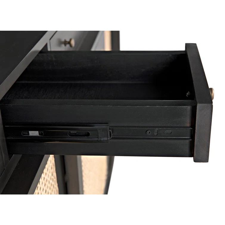 Noir Hermosa 72'' Solid Wood Sideboard
