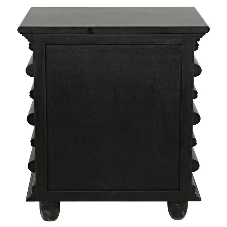 Ascona Solid Wood 3 - Drawer End Table