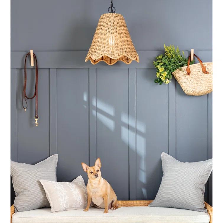 Summer Outdoor Pendant Light by Regina Andrew - Natural / 16"Dia