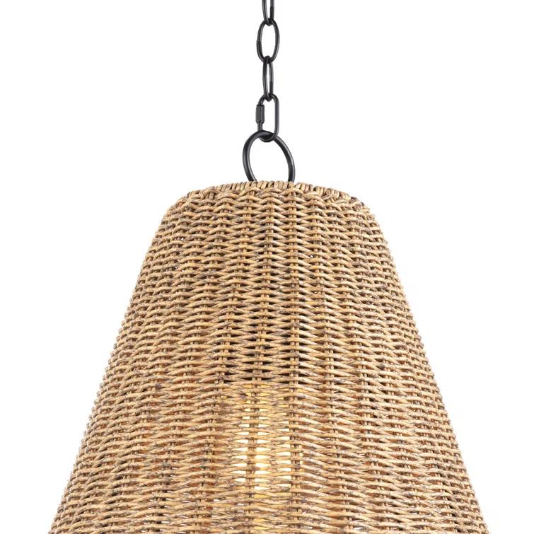 Summer Outdoor Pendant Light by Regina Andrew - Natural / 16"Dia
