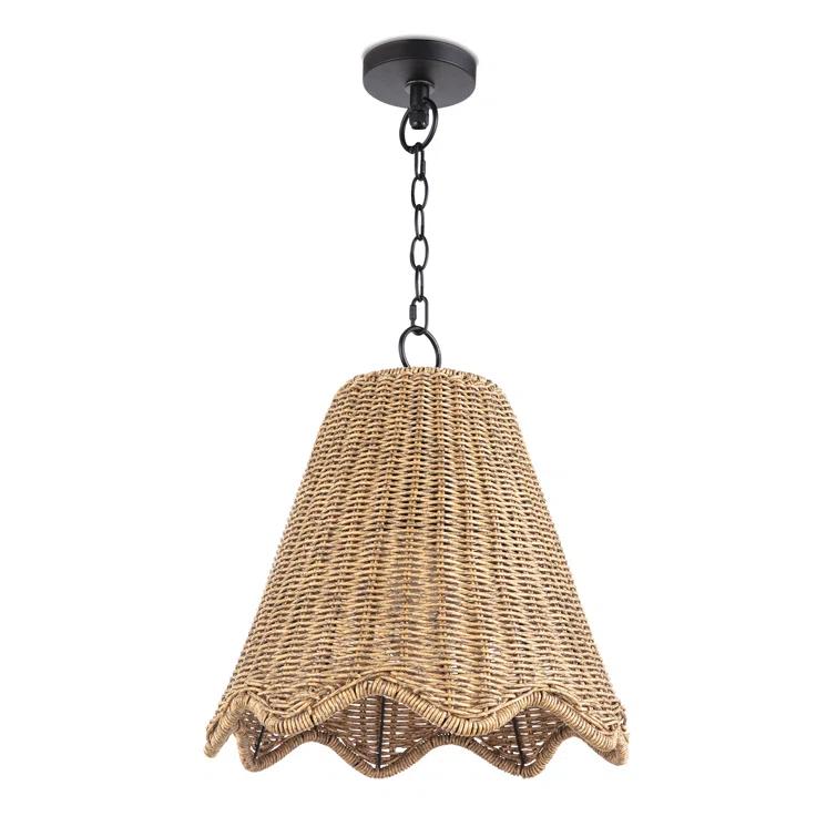 Summer Outdoor Pendant Light by Regina Andrew - Natural / 16"Dia
