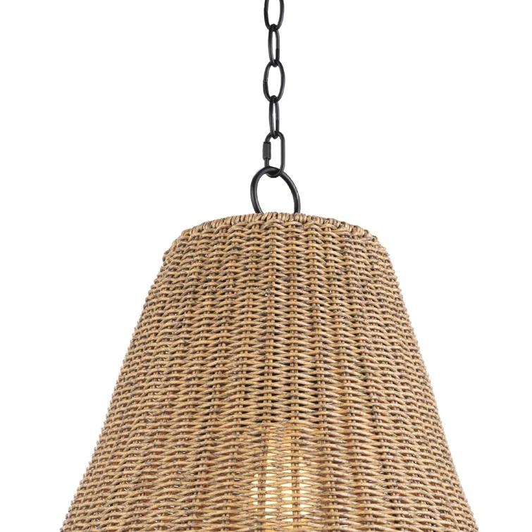 Summer Outdoor Pendant Light by Regina Andrew - Natural / 20"Dia