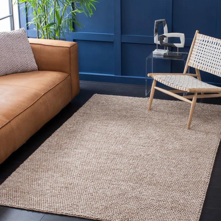 SAFAVIEH Natura Feride Geometric Runner Rug, Brown, 2'3" x 12'