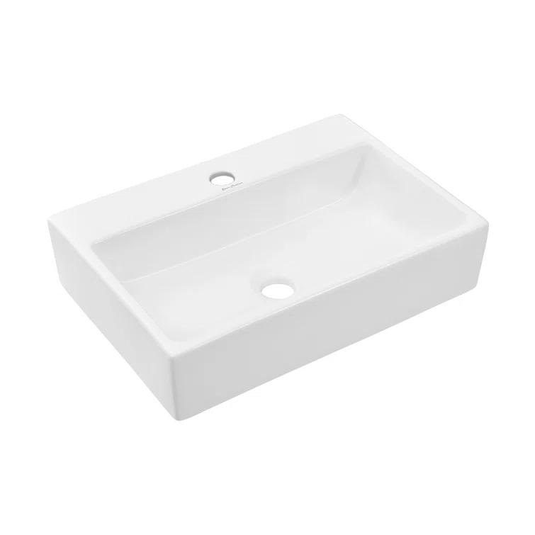 Claire 20 Rectangle Ceramic Vessel Sink