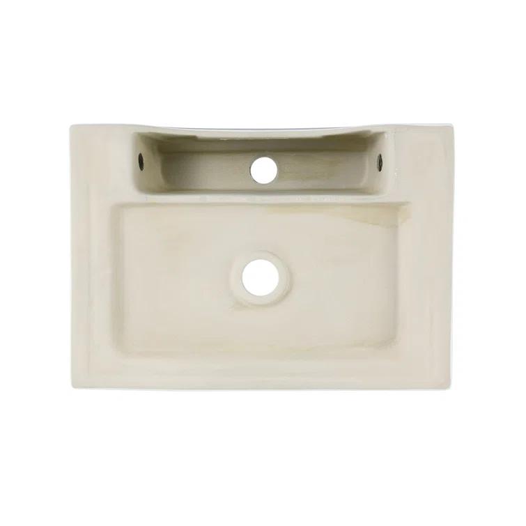 Claire 20 Rectangle Ceramic Vessel Sink