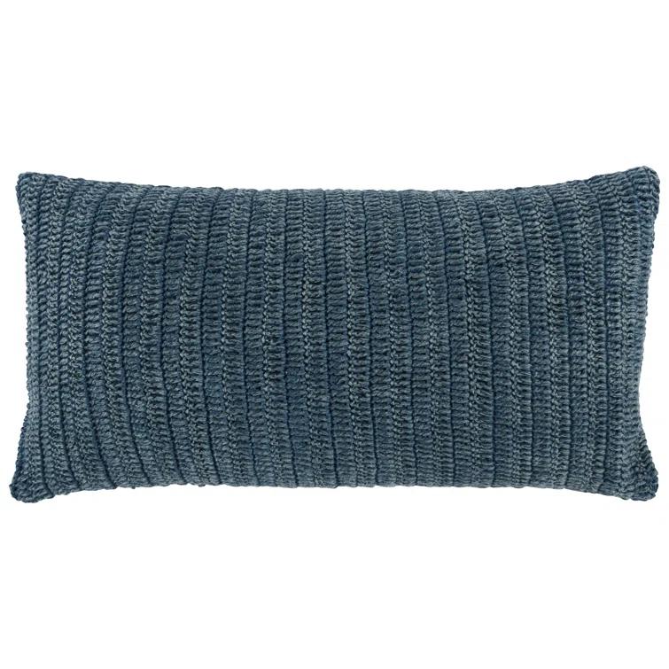 Nakeya Knitted Linen Throw Pillow