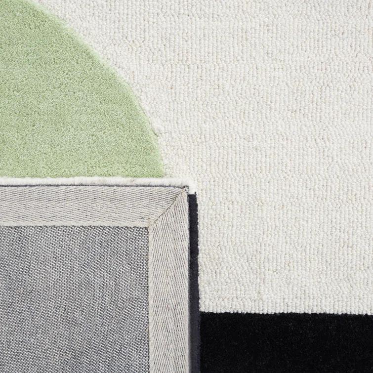 Rodeo Drive RD856 Hand Tufted Area Rug - Green/Black - 8'x10' - Safavieh.