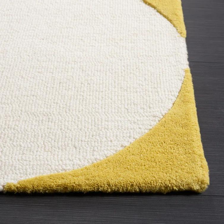 Rodeo Drive RD856 Hand Tufted Accent Rug - Grey/Gold - 2'x3' - Safavieh.