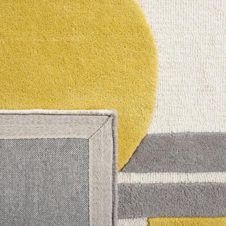 Rodeo Drive RD856 Hand Tufted Accent Rug - Grey/Gold - 2'x3' - Safavieh.