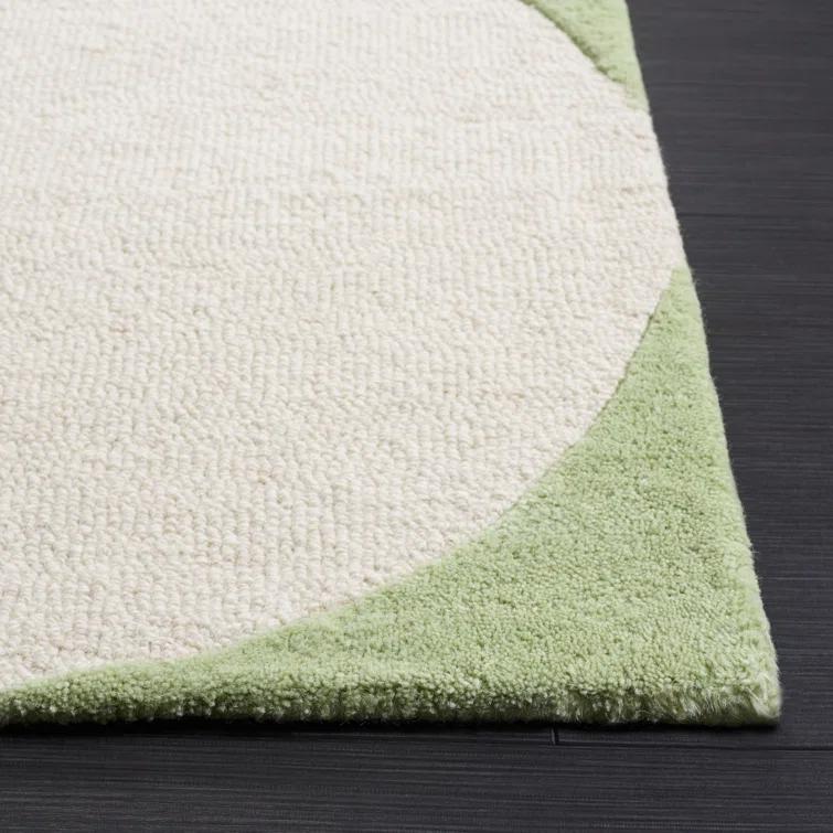 Rodeo Drive RD856 Hand Tufted Area Rug - Green/Black - 8'x10' - Safavieh.