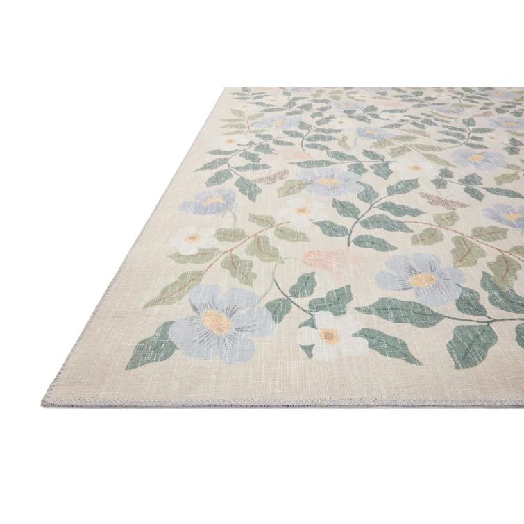Rifle Paper Co. x Loloi Cotswolds COT-02 Primrose Sand Rug