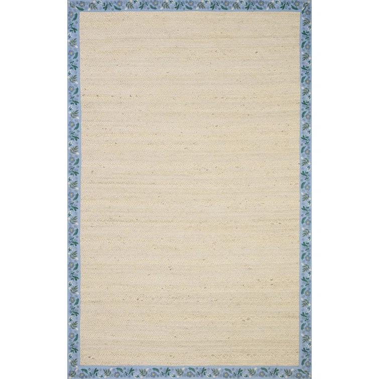 Rifle Paper Co. x Loloi Costa COS-01 Beige/Periwinkle Rug