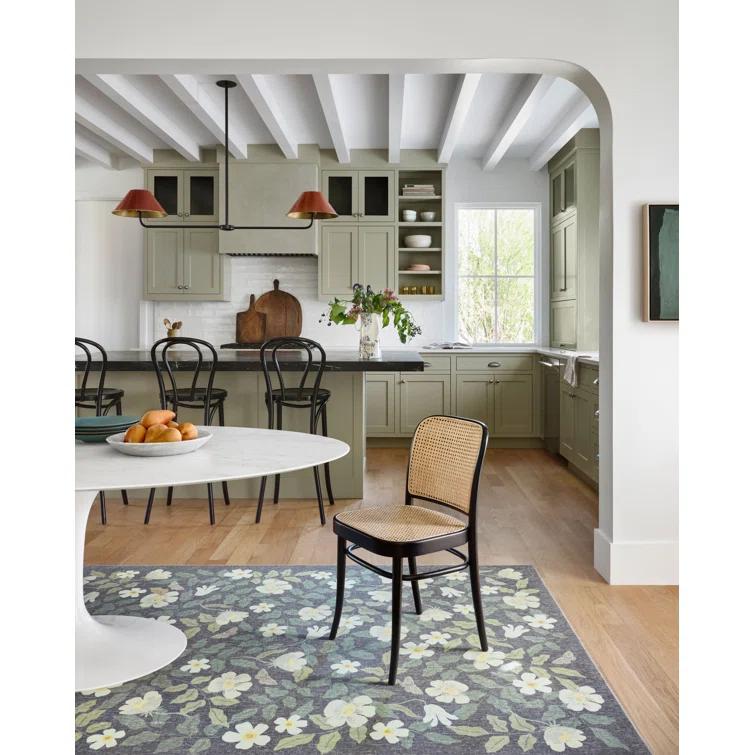 Rifle Paper Co. x Loloi Cotswolds COT-02 Primrose Charcoal Rug