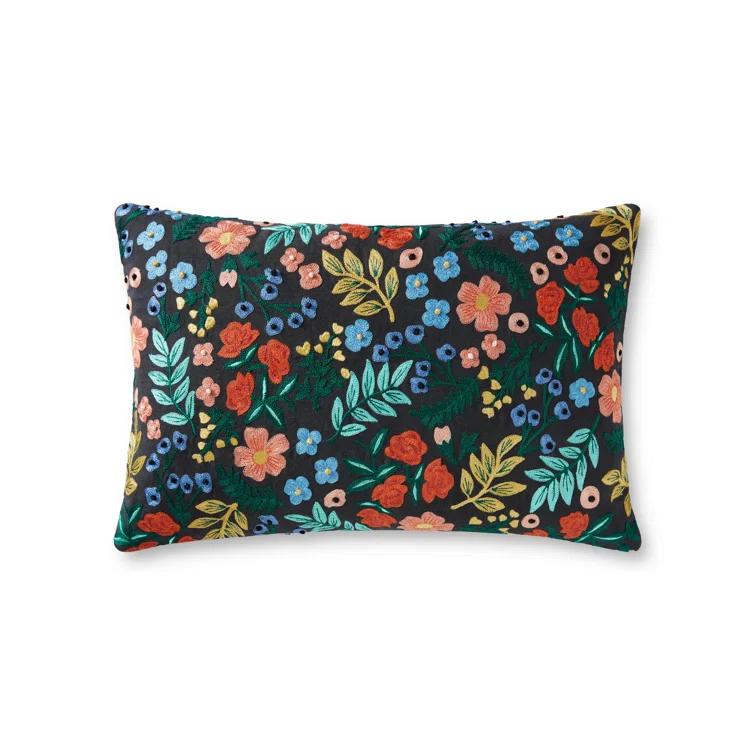 Rifle Paper Co. x Loloi Wildwood Garden 13" x 21" Pillow