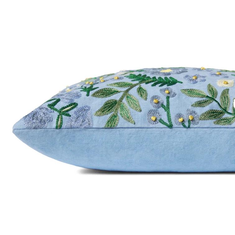 Rifle Paper Co. x Loloi Wildwood Garden 13" x 21" Pillow