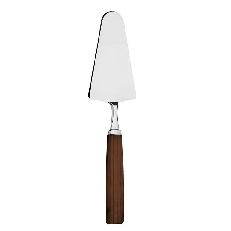 Broggi Dakar Acacia Stainless Steel Cake Server