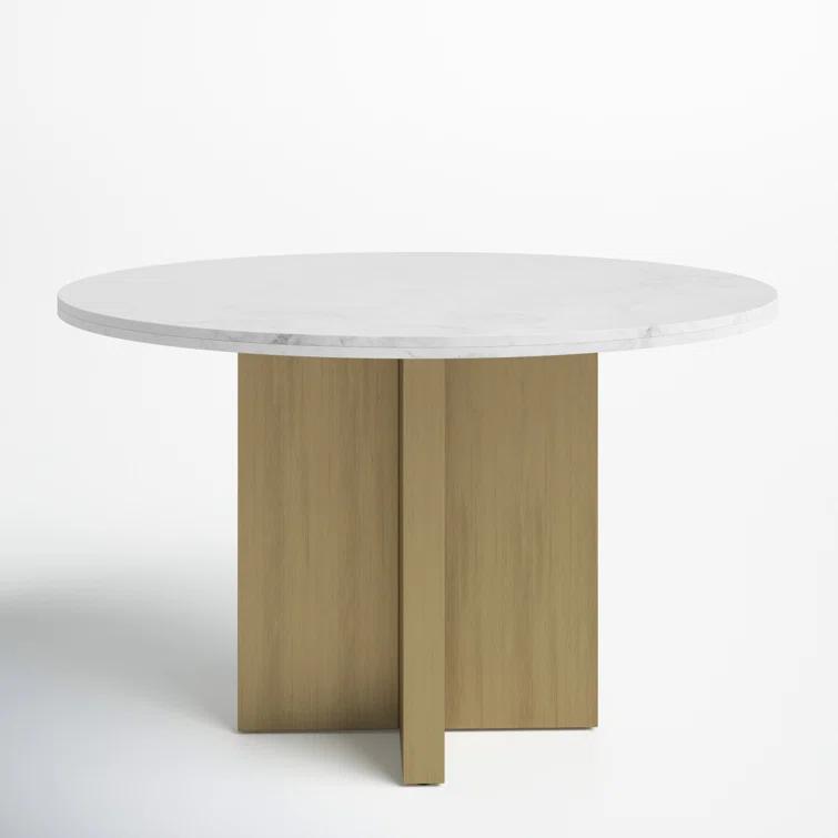 Rita 48'' Round Marble Dining Table
