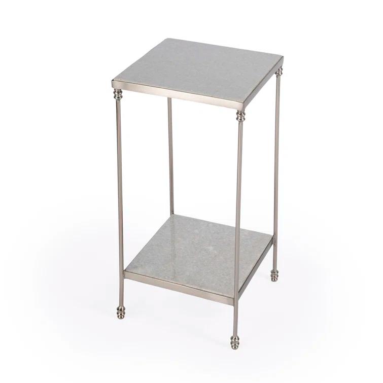 Imogen White Marble Side Table