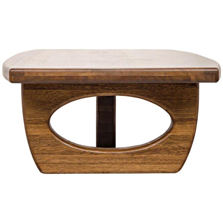 Douglas Solid Wood Top Coffee Table