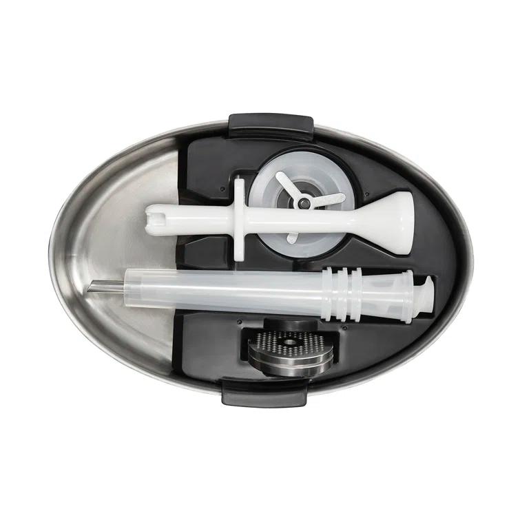 Weston Pro Series Stainless Steel Electric Meat Grinder with Sausage Stuffer