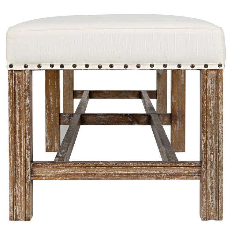 Sweden Cotton Upholstered Bench