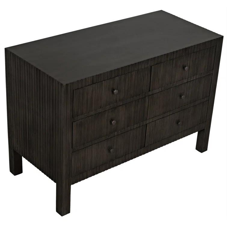 Bellinger 6-Drawer Dresser - Dark Brown