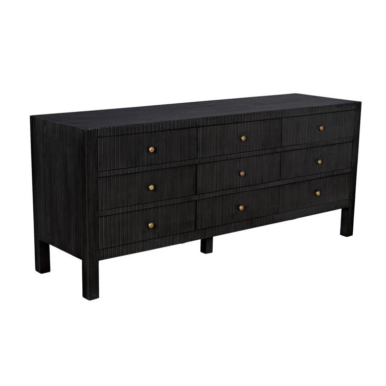 Bellinger 9-Drawer Dresser - Dark Brown